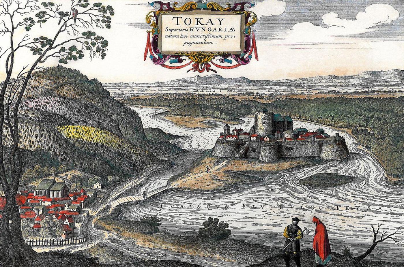 Történelmi tokaji térkép